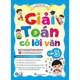 Sách Giải Toán Có Lời Văn Lớp 3 - Chương Trình Mới (1 Cuốn) - Bản Quyền - Văn