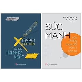 Combo 2 Cuốn Giúp Bạn Vượt Qua Giới Hạn Của Bản Thân : Xóa Bỏ Định Kiến "Tôi Có Trí Nhớ Kém" + Sức Mạnh Của Những Thay Đổi Tâm Lí Tinh Tế - Hạ