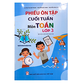 phiếu ôn tập cuối tuần môn toán lớp 3 ( chân trời sáng tạo ) - Chà
