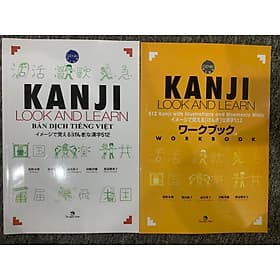 Combo sách Kanji Look and Learn Bản Tiếng Việt (2 cuốn) - Việt An
