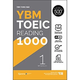 Sách YBM Toeic Reading 1000 - Vol 1 (Tái bản 2022) - YBM Toeic R&D
