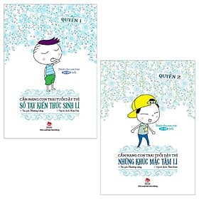 Combo Cẩm Nang Con Trai Tuổi Dậy Thì - Quyển 1 Và 2 - Kim Quý