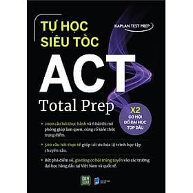 Sách Tự Học Siêu Tốc - ACT Total Prep - PREP