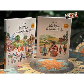 VIỆT NAM DỌC MIỀN DU KÝ TẬP 1 & 2 -Lê Rin - Thái Hà- NXB Lao Động - 