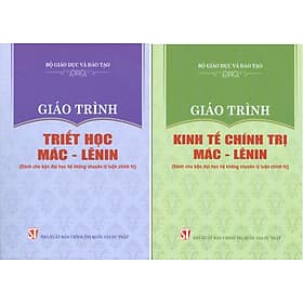 Combo Giáo Giáo Trình Triết Học Mác – Lênin + Giáo Trình Kinh Tế Chính Trị Mác – Lênin (Dành Cho Bậc Đại Học Hệ Không Chuyên Lý Luận Chính Trị) - Bộ mới năm 2021