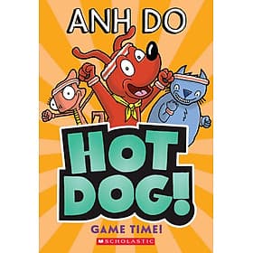 Sách ngoại văn: Hotdog! - Book 4 - Game Time! (With Storyplus) - Gã