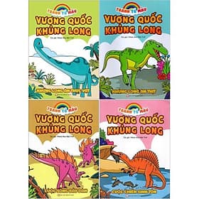 Combo Sách Tranh Tô Màu Vương Quốc Khủng Long