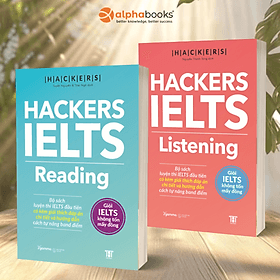 Combo 2 Cuốn Hackers IELTS : Hackers IELTS Listening + Hackers IELTS Reading