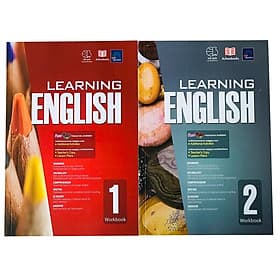 Sách Learning English 1 và 2, tiếng anh lớp 1 và 2 ( 6 - 8 tuổi ) - Châu Sa
