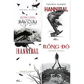 Combo Tiểu Thuyết Nổi Tiếng Của Thomas Harris: Hannibal + Sự Im Lặng Của Bầy Cừu + Hannibal Trỗi Dậy + Rồng Đỏ - 