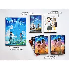 Truyện Your Name. - The Official Visual Guide + Boxset Manga 3 tập + Tiểu thuyết (Chang Book) - Chang Kang-Myoung