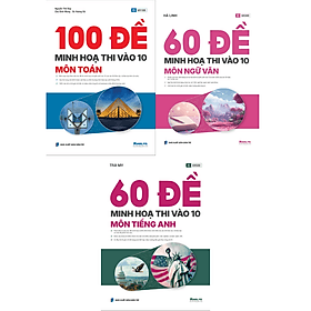 Bộ Đề Minh Họa Thi Vào 10 Môn Toán + Ngữ Văn + Tiếng Anh 2026 (Moon) - Toan Ánh