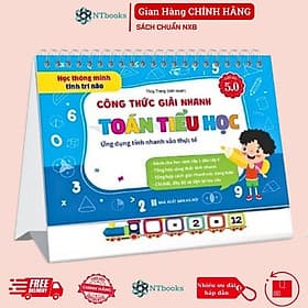 Bộ Lịch Công Thức Toán Học Sổ Tay Tổng Hợp Kiến Thức Dành Cho Học Sinh Tiểu Học - Việt Hà