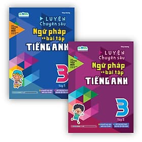 Luyện chuyên sâu ngữ pháp và bài tập tiếng Anh 3 - combo 2 tập (Global)