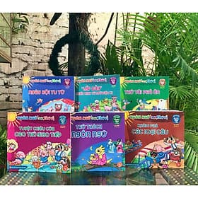 Combo 6c Rèn luyện kỹ năng ngôn ngữ cho trẻ - Ngôn Ngữ Thật Thú Vị - Minh Minh