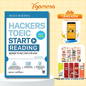 Sách Hackers Toeic Start Reading (30 Phút Tự Học TOEIC Mỗi Ngày) - David Cho