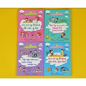 Bộ 4 cuốn sách kỹ năng sống quản lý bản thân cho thiếu nhi - Lý Nhĩ