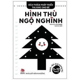 Kích Thích Phát Triển Thị Giác Cho Bé - Sách-Đồ Chơi Tương Tác (0-12 Tháng): Hình Thù Ngộ Nghĩnh - Kim