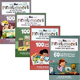 Sách Học Montessori Để Dạy Trẻ Theo Phương Pháp Montessori - Trọn Bộ 4 Cuốn - Phương Phương