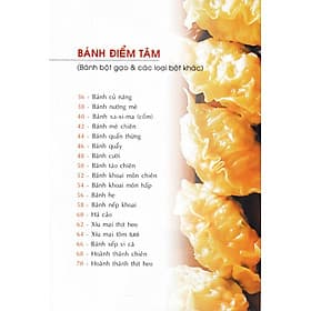 Sách Bánh Điểm Tâm (Bánh Bột Gạo & Các Loại Bột Khác) - Văn