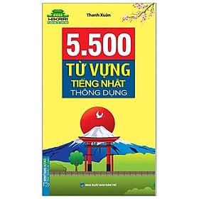 Sách 5500 Từ Vựng Tiếng Nhật Thông Dụng - Minh Minh