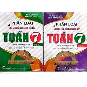 Combo Phân Loại Và Giải Chi Tiết Các Dạng Bài Tập Toán 7 Tập 1+ Tập 2 ( Bám sát SGK Kết Nối Tri Thức Với Cuộc Sống ) - Tri Thức