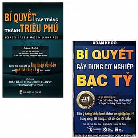 Sách Bí Quyết Gây Dựng Cơ Nghiệp Bạc Tỷ & Bí Quyết Tay Trắng Thành Triệu Phú - Trí