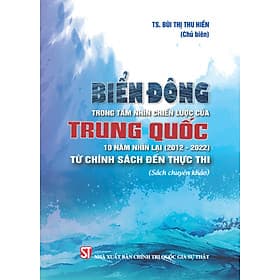 Biển Đông trong tầm nhìn chiến lược của Trung Quốc: 10 năm nhìn lại (2012-2022) – Từ chính sách đến thực thi - Nhã Nam