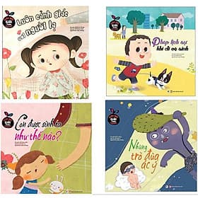 Bộ Sách Giáo Dục Giới Tính Hàn Quốc: Luôn Cảnh Giác Với Người Lạ + Phép Lịch Sự Khi Đi Vệ Sinh + Những Trò Đùa Ác Ý + Con Được Sinh Ra Như Thế Nào - Di Di