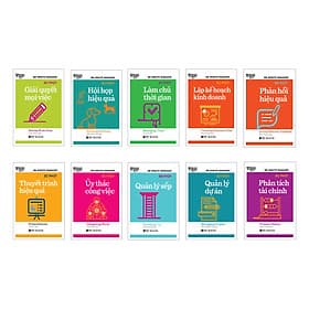 Combo Harvard Business Review: 20 Minute Manager: Làm Chủ Thời Gian + Giải Quyết Mọi Việc + Thuyết Trình Hiệu Quả + Ủy Thác Công Việc + Phản Hồi Hiệu Quả + Hội Họp Hiệu Quả + Phân Tích Tài Chính + Lập Kế Hoạch Kinh Doanh + Quản Lý Dự Án + Quản Lý Sếp - Lâm Hà