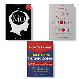Sách Pandabooks combo 3 cuốn Điểm mù+Vuông và tròn+ Phương pháp tiếp cận khách hàng thành công - Phương Phương