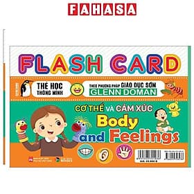 Flash Card - Thẻ Học Thông Minh Theo Phương Pháp Giáo Dục Sớm Glenn Doman - Cơ Thể Và Cảm Xúc - Body And Feelings - Minh Thông