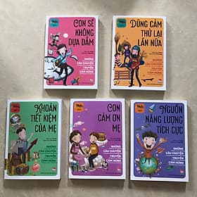 Combo 05 cuốn những câu truyện truyền cảm hứng: Nguồn năng lượng tích cực; Con cảm ơn mẹ; Khoản tiết kiệm của mẹ; Dũng cảm thử lại lần nữa; Con sẽ không dựa dẫm - Kim