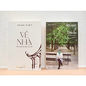 Combo 2 cuốn Một Mình Ở Châu Âu (Bản 2025) + Về Nhà (Bản 2024) - Sáng Books - Châu Sa