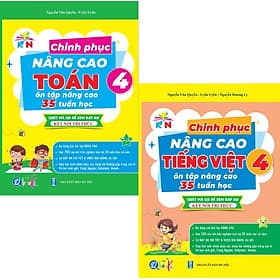 Sách Combo Chinh Phục Nâng Cao Toán Và Tiếng Việt Lớp 4 - Kết Nối Tri Thức Với Cuộc Sống - Cả Năm (2 Cuốn) - Bản Quyền - Trí
