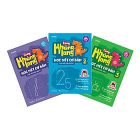 Combo 3 Cuốn Cùng Khủng Long Học Nét Cơ Bản - Bé Trai - Long