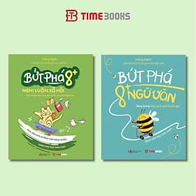 Combo 2 quyển sách Bứt Phá 8+ Nghị Luận Xã Hội + Bứt Phá 8+ Ngữ Văn - Theo bí kíp Học sinh giỏi Quốc gia - Công Sĩ