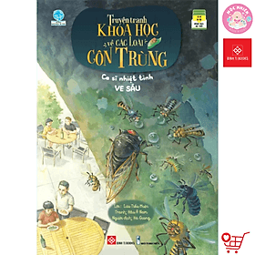 Truyện Tranh Khoa Học Về Các Loài Côn Trùng - Đom Đóm, Bọ Ngựa, Ve Sầu Và Sâu Bắp Cải - Đinh Tị Books - Khoa
