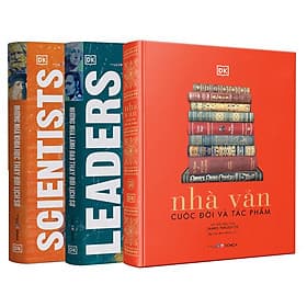 Combo 3 cuốn: Nhà văn: Cuộc đời và tác phẩm + Những nhà khoa học thay đổi lịch sử + Những nhà lãnh đạo thay đổi lịch sử - Á Đông