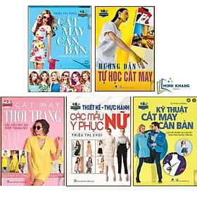 Combo 5 cuốn: Cắt May Căn Bản - Kỹ Thuật Cắt May CB - Cắt May Thời Trang - Thiết Kế Thực Hành- Hướng dẫn CM-VT - Việt Hà