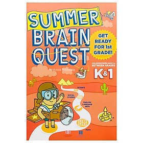 Sách summer brain quest K1 ( 5 - 6 tuổi ) - Châu Sa