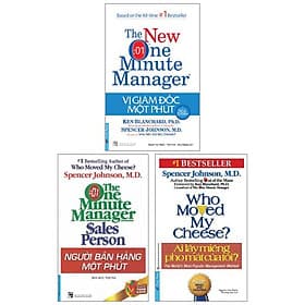 Combo Sách Vị Giám Đốc Một Phút + Người Bán Hàng Một Phút + Ai Lấy Miếng Pho Mát Của Tôi? - HAN