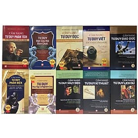Bộ Sách Cẩm Nang Tư Duy (Đọc - Viết - Kỹ Thuật - Lịch Sử - Đạo Đức - Phản Biện - Ngụy Biện - Phân Tích - Học Tập & Nghiên Cứu) - Thu
