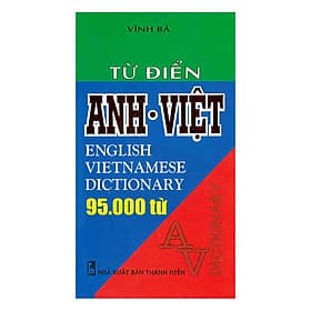 Từ Điển Anh - Việt 95.000 Từ - Việt Anh