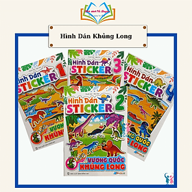 Hình dán Sticker Vương Quốc Khủng Long - Đan Long