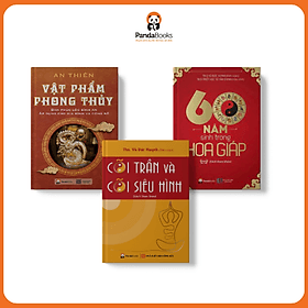 Sách PANDABOOKS combo3 cuốn Vật phẩm phong thuỷ+60 năm sinh trong hoa giáp+Cõi trần và cõi siêu hình - Nam Trần