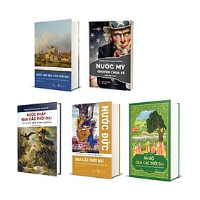 Combo Lịch sử Anh – Pháp – Đức – Mỹ – Ấn Độ