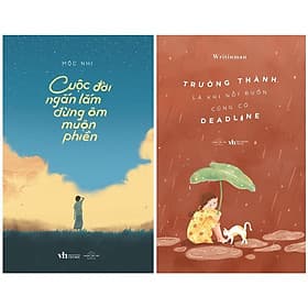 Combo 2 Cuốn: Cuộc Đời Ngắn Lắm Đừng Ôm Muộn Phiền + Trưởng Thành Là Khi Nỗi Buồn Cũng Có Deadline - AZ Việt Nam - Nam Việt