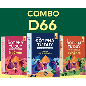 Bộ 3 cuốn Đột phá tư duy kì thi tốt nghiệp THPT môn Văn, Anh, GDKTPL - Duy Văn