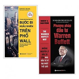 Combo 2 cuốn sách khởi nghiệp hay: Bước Đi Ngẫu Nhiên Trên Phố Wall + Phương pháp đầu tư Warren Buffett - Di Di
